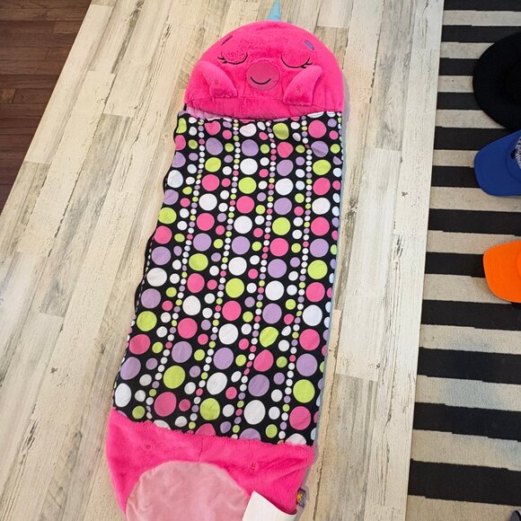🆓 w/Any $20+ Purchase Happy Napper Pillow & Sleep Sack Pink Sleeping Bag - Picture 1 of 2
